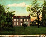 Caesar Rodney Residenza Wilmington Deleware De 1907 Udb Cartolina A7 - $15.31
