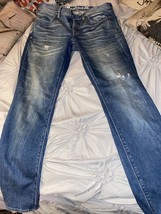 MADEWELL  Denim Blue Skinny Low Rise Jeans Size 30 - £21.90 GBP
