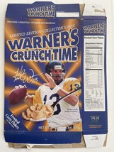 Rams Kurt Warner facsimile signed Warner&#39;s Crunch Time Cereal Box  - £11.79 GBP