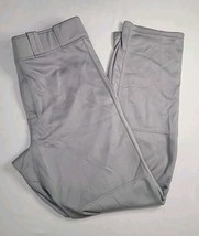 Rawlings Baseball Pants Mens Size Large (35x31) Gray Semi Relaxed Fit - $19.68