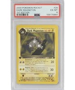 2000 Pokemon Rocket 1st Edition Base Set Dark Magneton 28/82 PSA 6 - $42.67 CAD