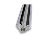 Gordon Glass® Universal 45 Degree Shower Door Magnetic Seal with Chrome Tri - $80.36 CAD