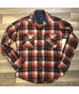Nor'Wester By Pendleton Shirt Mens S Wool/Polyester Plaid Button Flannel Grunge - $20.00