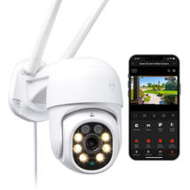 Lookout Outdoor Auto-Follow Security Camera 2K Quad HD, Smart Spotlight,... - $102.99