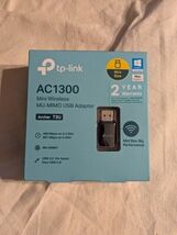 TP-Link AC1300 Archer T3U Mini MU-MIMO USB Wi-Fi Adapter Dual Band - $16.66
