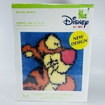 Tigger Disney Caron Latch Hook Kit 13”x13&quot; Winnie the Pooh Rug Mat Sealed - £25.28 GBP