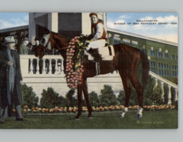 Gallahadion - Winner of The 1940 Kentucky Derby - 1940&#39;s Postcard - Unpo... - $4.74