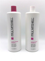 Paul Mitchell Super Strong Shampoo &amp; Conditioner 33.8 oz - £56.36 GBP