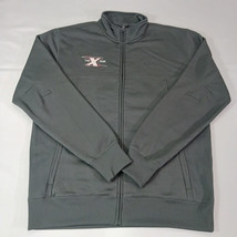 Oakley Team X Racing Men&#39;s Gray Cotton Blend Full Zip Jacket Size Large - $22.76