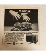 1976 General Electric Microwave Vintage Print Ad Advertisement  PA1 - £6.30 GBP