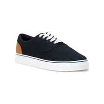 Chap&#39;s Men&#39;s Chace Canvas Lace-up Casual Fashion Sneaker, Black Size 9 - $27.71