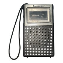 Vintage Panasonic AM Radio R-1019 w/ Case - Tested & Working - Taiwan image 3