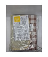 Osmanthus Outdoor Picnic Blanket Waterproof Foldable Mat 50x60 Brown Check - $21.42 CAD