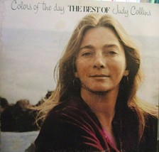 Judy Collins-Colors Of The Day-LP-1972-NM/VG+ w/Poster - £7.96 GBP
