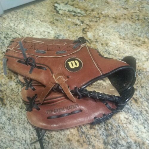 Primary image for Rare Wilson A1812 Dual Hinge Crown Web 10.5" Leather Baseball Glove LHT