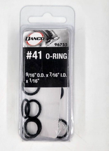 Danco 10-Pack 9/16-in x 1/16-in Rubber Faucet O-Ring 96755 #41 Washer - £6.17 GBP