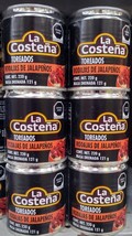 6X LA COSTENA ROASTED JALAPENO SLICES ( JALAPENOS TOREADOS  TIRAS ) 6 OF... - $34.64