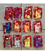 Ty Teenie Beanie Babies 2004 McDonald&#39;s 25 Years of Happiness Bears Comp... - $48.62 CAD