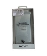 Genuine Style Cover Touch Case For SONY Xperia XZ2 SCTH40 -GRAY - $484.96 MXN
