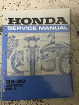 1989 1990 Honda CB400F CB-1 Service Shop Repair Workshop Manual Factory New - £79.23 GBP