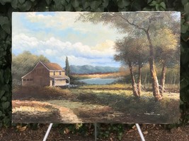 Joe Garcia Original Huge Impressionist Landscape Oil On Canvas California Artist - £867.28 GBP