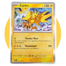 Twilight Masquerade Pokemon Card (YY44):  Zapdos 065/167, Holo - £3.83 GBP