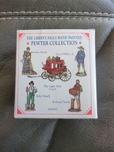 Vintage Americana Pewter Collection AH162 | Liberty Falls People &amp; Coach, 1998 - £9.91 GBP