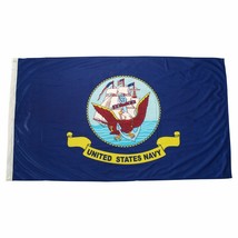 3x5 ft US Navy Anchor Ship Emblem Flag House Banner Outdoor Gift Set - £15.62 GBP