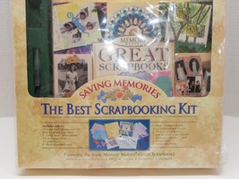 Saving Memories The Best Scrapbooking Kit by Memory Makers Beaux W/Foil ... - $16.99