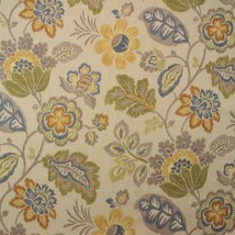 BRAEMORE KAZOO AMBER SAND JACOBEAN FLORAL LINEN MULTIPURPOSE FABRIC 1 YA... - £7.79 GBP