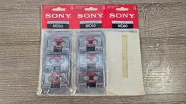 Sony MC 60 Micro Cassette Brand new sealed New 6 Count - $371.66 MXN