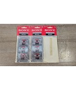 Sony MC 60 Micro Cassette Brand new sealed New 6 Count - $371.66 MXN