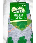 SHAMROCK St. Patrick&#39;s  Day KNEE SOCKS   St. Patrick&#39;s Day  Size 5-9 - $9.68