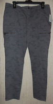 NWT WOMENS Gap GRAY CAMOUFLAGE LIGHTWEIGHT DENIM LEGGING / SKINNY PANT  ... - £20.11 GBP