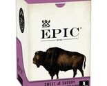 EPIC Bison and Uncured Bacon Bites, Sweet and Savory, 8 Count, 20 oz Dat... - $44.54