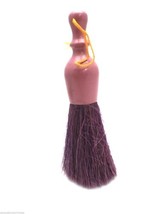 Vintage Clothes Hat Brush Pink Lavender Boars Bristle Vanity Pretty 7.5&quot; - $58.81