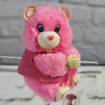 Vintage Care Bears Pink Bear Pincher Pencil Gripper Hugger Plush - £9.17 GBP