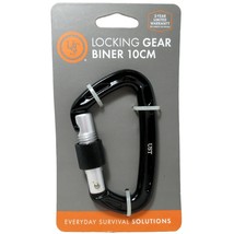 Locking Gear Biner Carabiner 10 cm SWL 200 lbs (91 kg) - $14.95