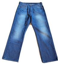 Cremieux Jeans Men&#39;s 33x 32 Classic Straight Leg Blue Denim Casual - £14.50 GBP