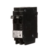 Siemens Q1515U 15-Amp Tandem Single Pole Type QT Circuit Breaker - $687.29 MXN