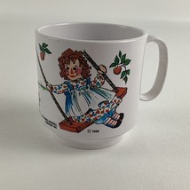 Raggedy Ann &amp; Andy Child Mug Vintage Character Cup 1969 Bobbs Merrill On... - $14.80
