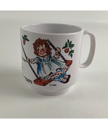 Raggedy Ann &amp; Andy Child Mug Vintage Character Cup 1969 Bobbs Merrill On... - $14.80