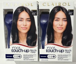 2 Pack Clairol Root Touch Up Nice &#39;N Easy 2 Black Permanent Fast Hair Color - $29.99