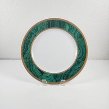 Faberge China Imperial Court Malachite Dinner Plate 11&quot; - $93.49