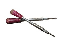 Stanley Yankee Screwdrivers Push Drill Spiral Ratchet Tool Set Of 2 USA ... - £61.98 GBP