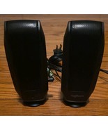 LOGITECH S120 Black 120V-60Hz 100MA Set Of 2 Computer Speakers (TESTED) - $228.63 MXN