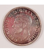 1945 5/5 Overdate Canada Silver Dollar in AU Condition KM #37 - £296.39 GBP