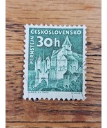 Czechoslovakia Stamp 973 Pernstejn Castle 30h Used - $1.35 CAD