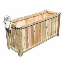 Pharmtec 1548PB Tall Cedar Planter - Rectangular - $411.27