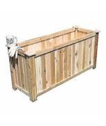 Pharmtec 1548PB Tall Cedar Planter - Rectangular - $411.27